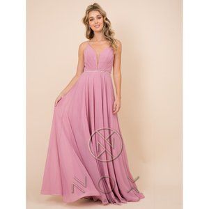 BEAUTIFUL DRESS-R416-DUSTY ROSE